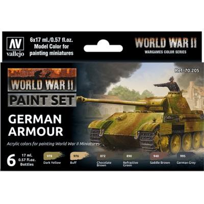 Vallejo Model Color Set 70108 - Panzer Colors